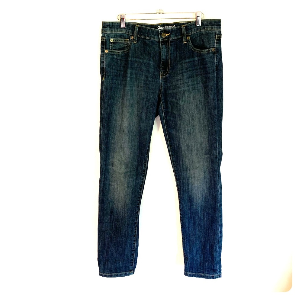Gap Factory Girlfriend Jeans Dark Indigo
